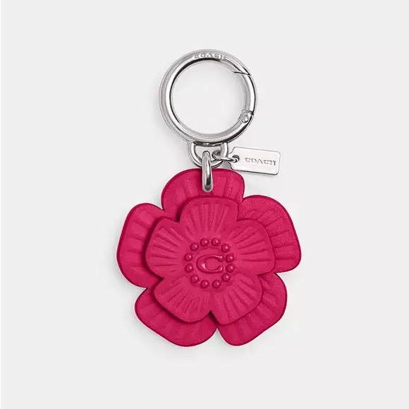 COACH Tea Rose Charm - Dragonfruit - Picture 1 of 1